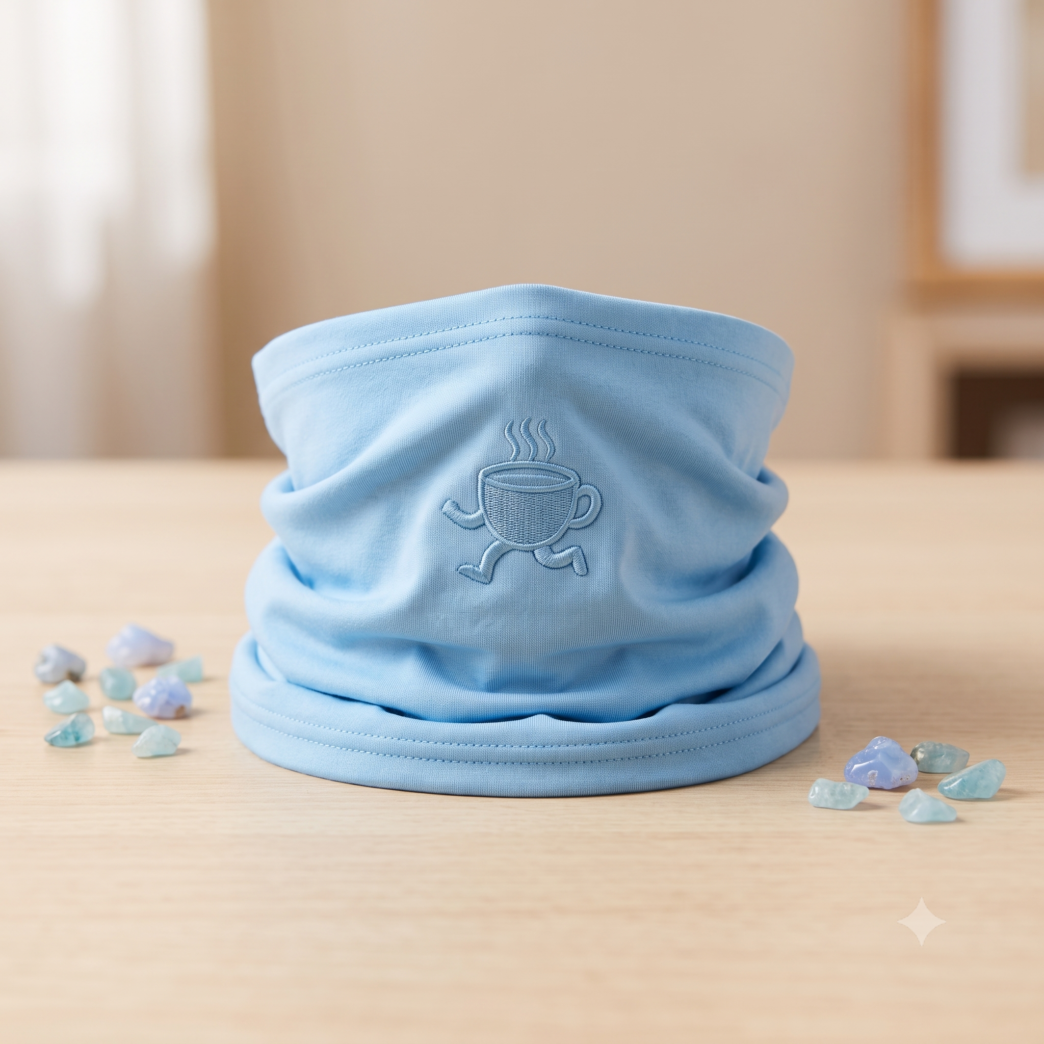 Buff de Entrenamiento Cafe con Run - color azul