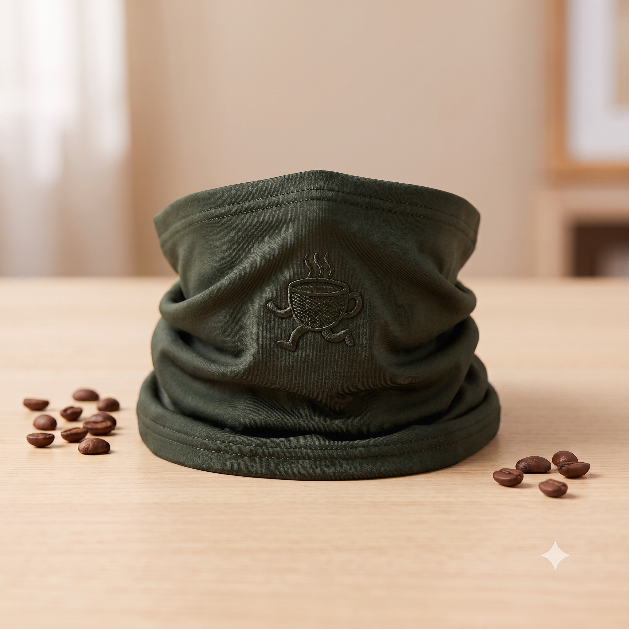 Buff de Entrenamiento Cafe con Run - color verde