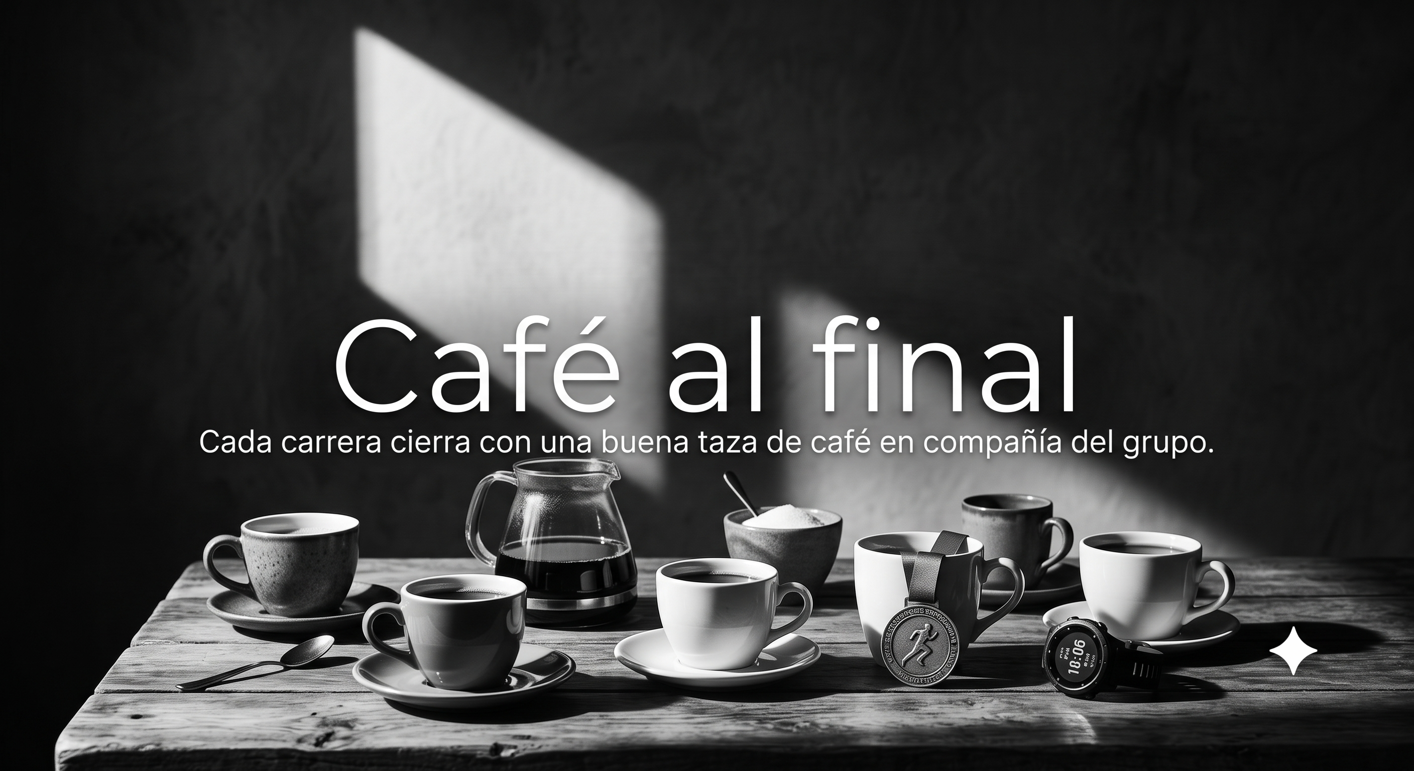 Café al final de la carrera con Cafe con Run